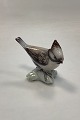 Lyngby Porcelain Bird Figurine of Tufted Titmouse