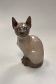 Royal Copenhagen Figurine Siamese Cat No. 3281