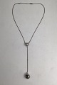 Georg Jensen Sterling Silver Necklace No. 441A Cave Jacqueline Rabun