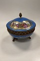 Round Bowl in porcelain with Bronze mounting in Sevres Style