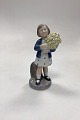 Royal Copenhagen Monthly Figurine May - Girl with Flowers No. 4527