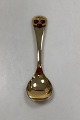 Georg Jensen Annual Spoon 1997 in Gilded Sterling Silver