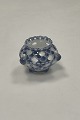 Royal Copenhagen Blue Fluted Full lace Vase with Snails No. 1045