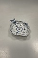 Royal Copenhagen Blue Fluted Full Lace Leaf Shaped Dish No 1076