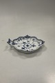 Royal Copenhagen Blue Fluted Half Lace Small Leaf-shaped Cake dish No. 550