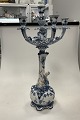 Royal Copenhagen Blue Fluted Full Lace 5 armed Candelabra No. 1006