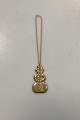 Georg Jensen Christmas Ornament -  Snowman 1999