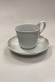 Royal Copenhagen Princess Gold Morning Cup with Saucer No. 090/091
