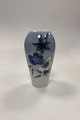 Royal Copenhagen Art Nouveau Vase with Blue and White Floral Motif No. 2679/295
