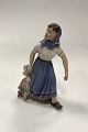 Dahl Jensen Figurine Garden Girl with Vegetables No. 1301