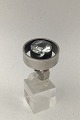 Hans Hansen Sterling Silver Modern Ring Zirkon