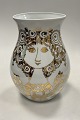 Bjørn Wiinblad Vase Rosalinda with goldMeasures 26cm / 10.24 inch