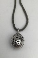 Ole Lynggaard Sterling Silver Blonde Egg Pendent
