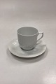 Bing and Grondahl Ballerina White Coffee Cup and Saucer No. 072/305