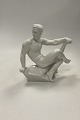 Dahl Jensen Blanc de Chine Figurine Hercules by Jens Jacob Bregnø No. 1179