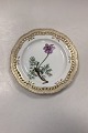 Royal Copenhagen Flora Danica Luncheon Plate with Pierced Border No. 20/3554