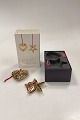 Georg Jensen Christmas Collectibles Ornaments – Heart and Star United with Mistletoe 2015