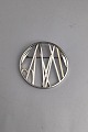 Georg Jensen Sterling Silver + 18 ct Gold Anniversary Brooch