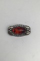 Georg Jensen Sterling Sølv Brooch No. 223 (Amber)