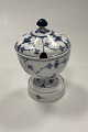 Royal Copenhagen Blue Fluted Plain Marmelade Pot with lid No. 2124
