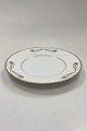Royal Copenhagen No. 118/10520 Lunch Plate w. Golden Peacock Feather Ornament