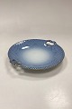 Bing and Grøndahl Blue Tone with Gold Round Cake Platter No. 101/304