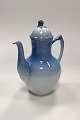 Bing and Grøndahl Blue Tone with Gold Coffeepot with Lid No. 91a/301