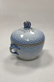 Bing and Grøndahl Blue Tone with Gold Sugarbowl with lid No. 94a/593