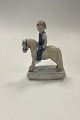 Royal Copenhagen Figurine Girl on Horse No. 5651