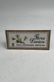 Royal Copenhagen Flora Danica Dealer Sign in English