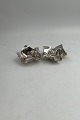 Per Sax Møller Sterling Silver Pair of Candleholders