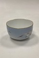 Bing and Grøndahl Seagull with Gold Seven-sided Bowl