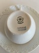 Royal Copenhagen White Half Laced Coffee Cup and Saucer