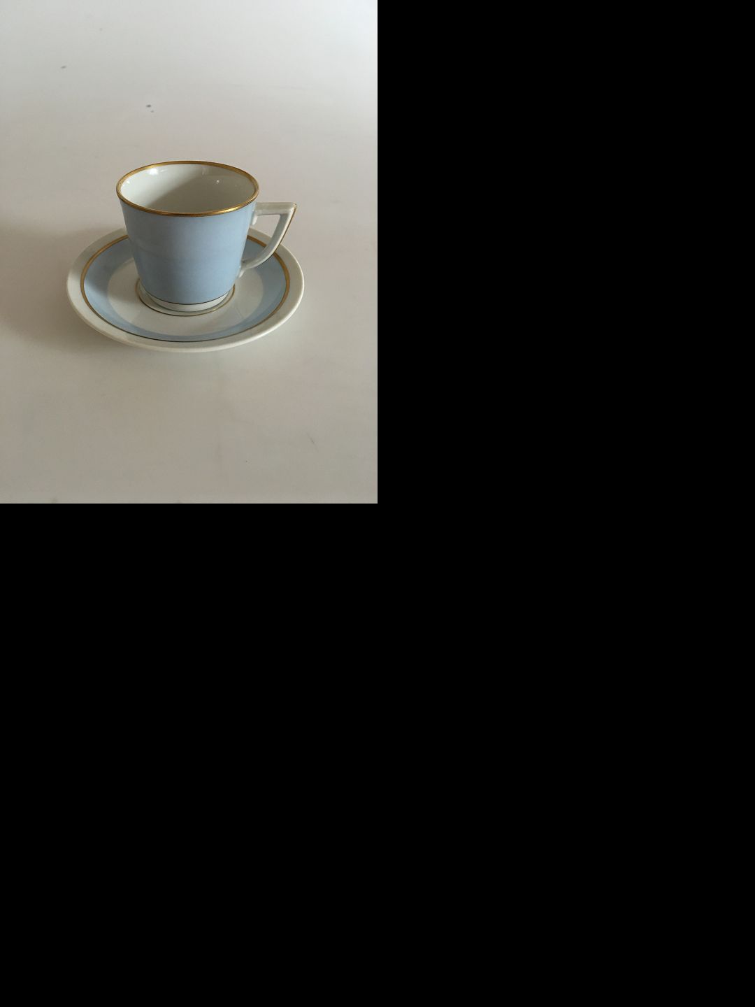 No X In Espresso Cup and Saucer