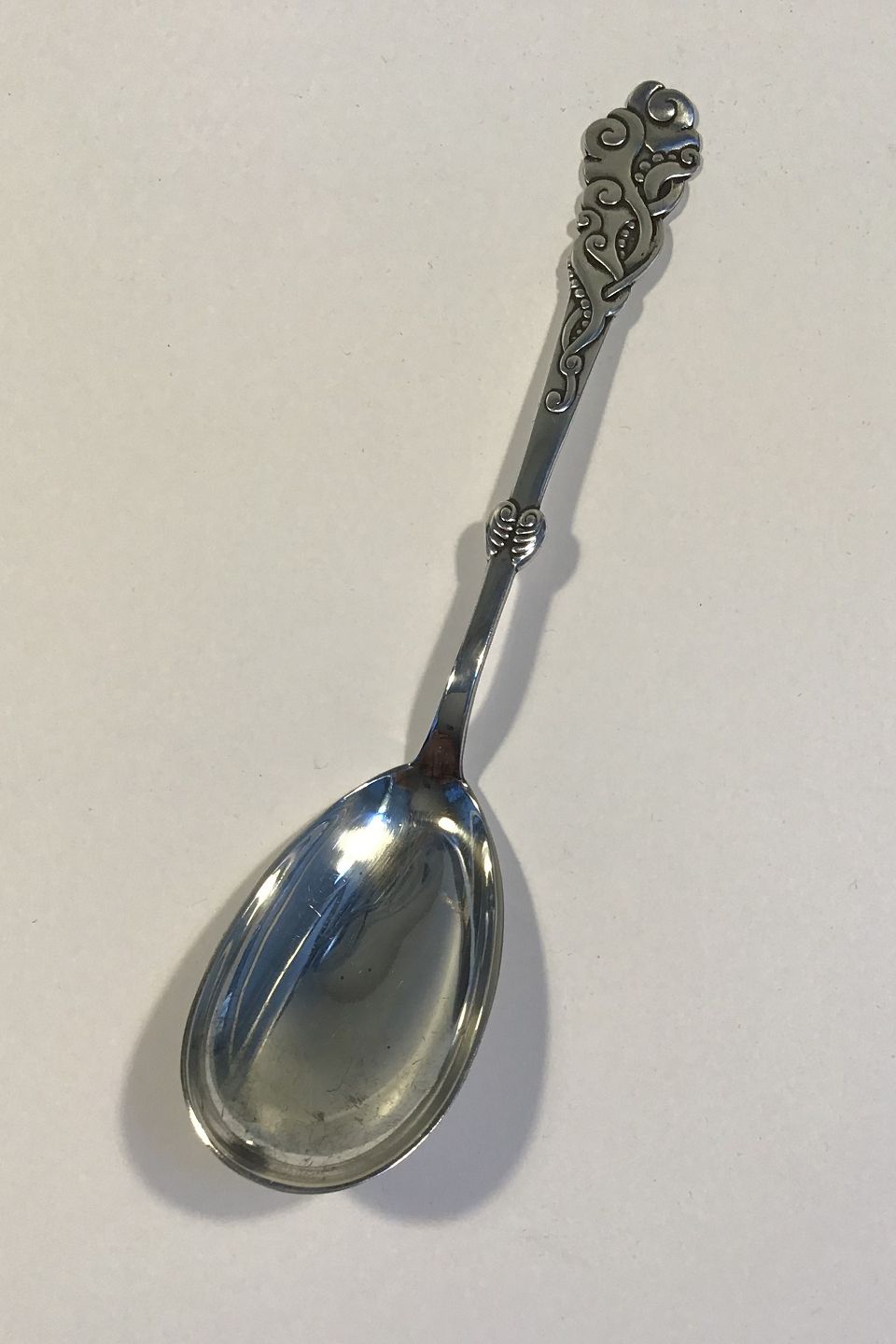Danam Antik * Tang(Sea weed) Silver Jam Spoon Fredericia